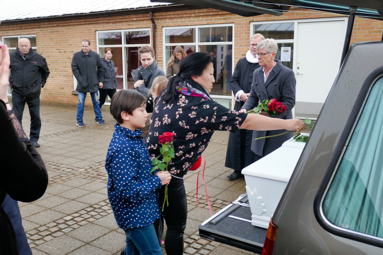 Michael Linnebjergs begravelse